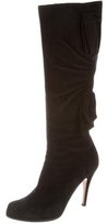 Thumbnail for your product : Valentino Suede Knee-High Boots