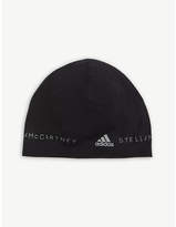 Thumbnail for your product : adidas by Stella McCartney Reflective logo wool beanie