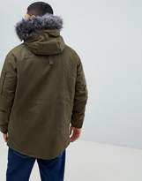 Thumbnail for your product : Bellfield Parka With Faux Fur Hood
