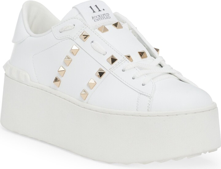 Valentino Garavani Open Untitled Rockstud Platform Sneaker