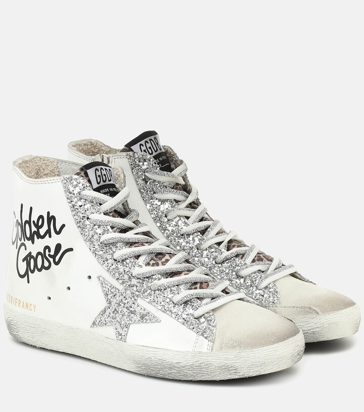 sparkly high tops