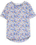 Equipment Riley printed washed-silk top