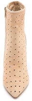 Thumbnail for your product : See by Chloe Perforated Suede Booties
