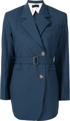 Eudon Choi Belted Double-Breasted Blazer