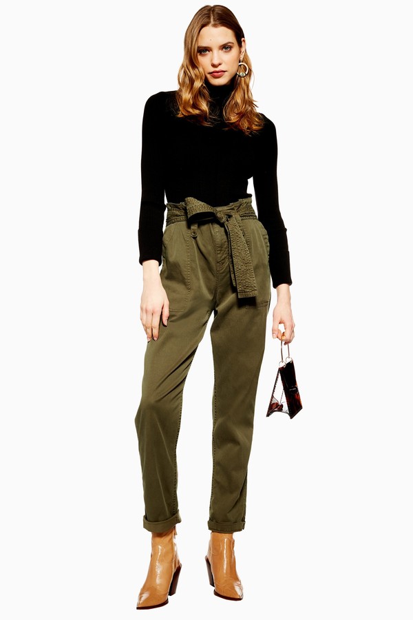 petite utility trousers
