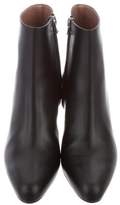 Thumbnail for your product : Marni Leather Round-Toe Ankle Boots