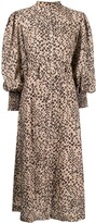 Thumbnail for your product : Keepsake Leopard-Print Belted-Waist Dress