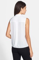 Thumbnail for your product : Chaus Faux Wrap Sleeveless Blouse