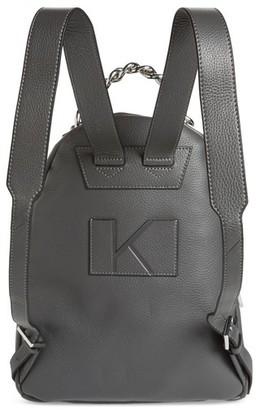 KENDALL + KYLIE Sloane Leather Backpack - Grey