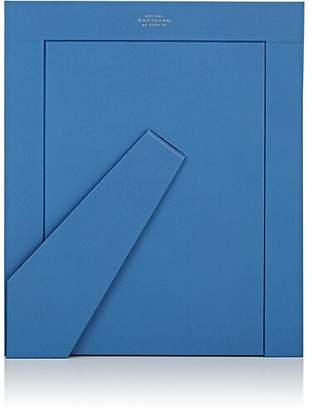 Smythson Grosvenor Leather 8" x 10" Picture Frame - Blue