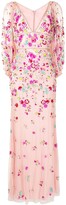 Thumbnail for your product : Jenny Packham Sugar Sweet plunge-neck gown