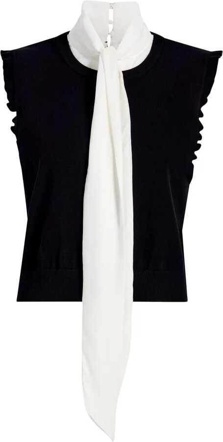 Cinq à Sept Chiara neck-tie top