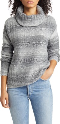 Caslon Space Dye Turtleneck Sweater
