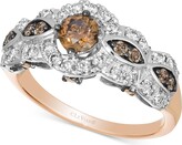Thumbnail for your product : LeVian Le VianChocolate Diamond(1/2 ct. t.w.) & Nude Diamond(1/2 ct. t.w.) Ring in 14k Two Tone Gold