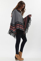 Thumbnail for your product : Goddis Maddie Hooded Poncho In Aster