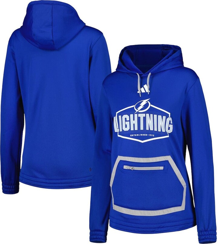 adidas Women's Blue Tampa Bay Lightning Team Pullover Hoodie - ShopStyle