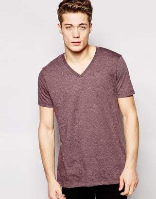 ASOS T-Shirt with V Neck in Relaxed Fit