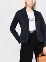Thumbnail for your product : Emporio Armani Geometric-Embroidered Blazer