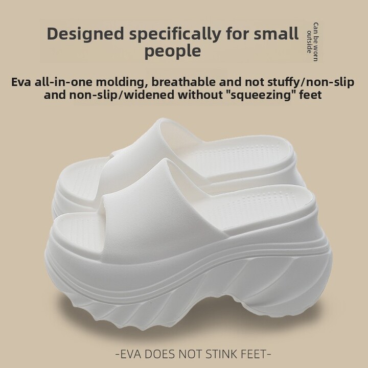 others EVA Thi Heel Sandals Women & apos;s Summer Outdoor High Heel Slip-On Anti-Slip Soft Bot Flat Sandals Casual Sle Casual Life