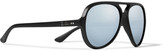 Thumbnail for your product : Ray-Ban Mirrored Acetate Aviator Sunglasses
