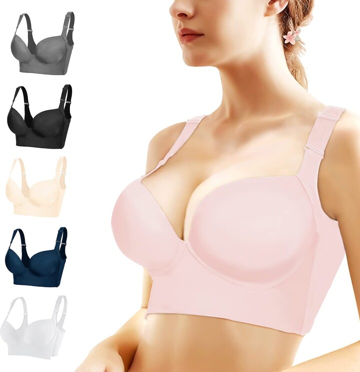 GXXGE 4Pack Nursing Bra for Breastfeeding Maternity Bras Push Up Silk  Seamless Pregnancy Bralette Underwear