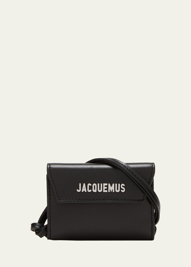 Jacquemus 'le port azur' card holder with strap
