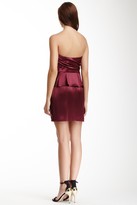 Thumbnail for your product : ABS by Allen Schwartz Strapless Gathered Bodice Peplum Dress