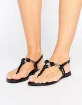 Thumbnail for your product : New Look Leather Look Knot Detail Sandal