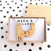 Thumbnail for your product : Wren & Wilson Cheeky Fingers Necklace