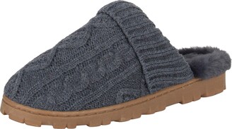 Jessica Simpson Women's Soft Memory Foam Clog Slippers with Indoor/Outdoor Sole