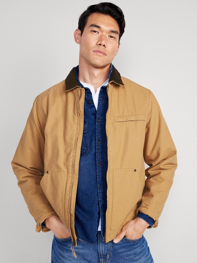 Dynamic Fleece Textured Jacquard Zip Jacket for Men