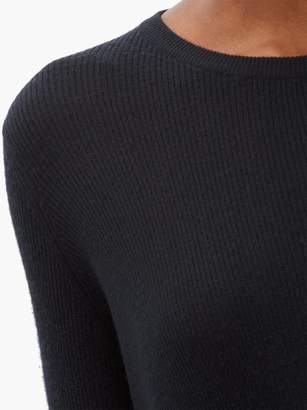 Raey Crew-neck Ribbed Cashmere Dress - Womens - Navy