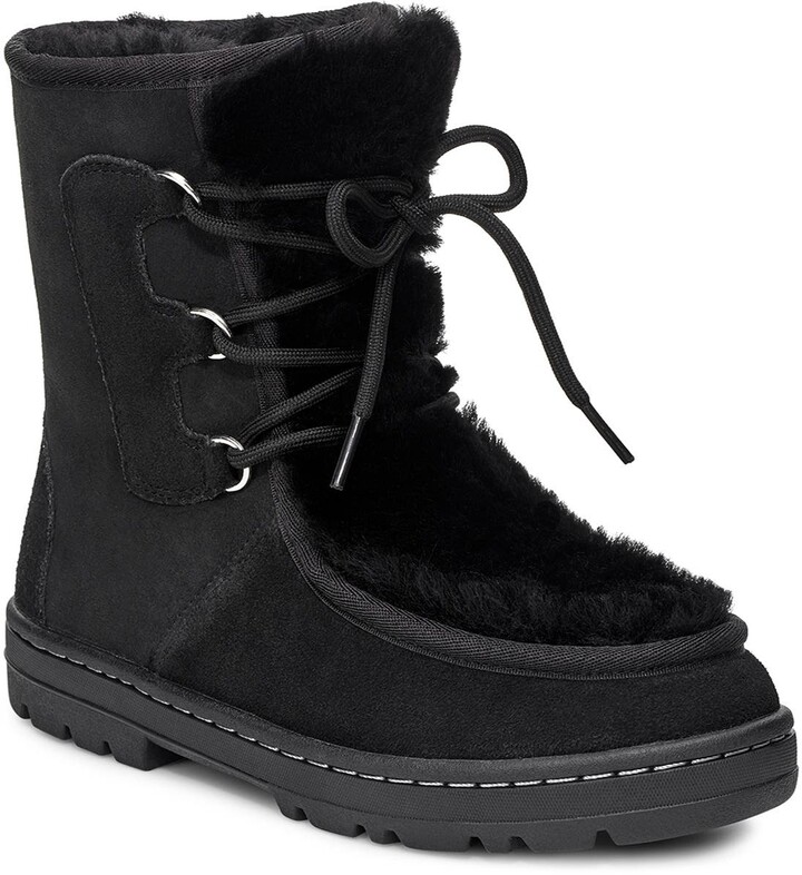 ultra revival genuine shearling short boot