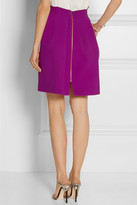 Thumbnail for your product : Roland Mouret Kava pleated wool-crepe skirt