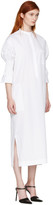 Thumbnail for your product : Haider Ackermann White Smocked Shirt Dress