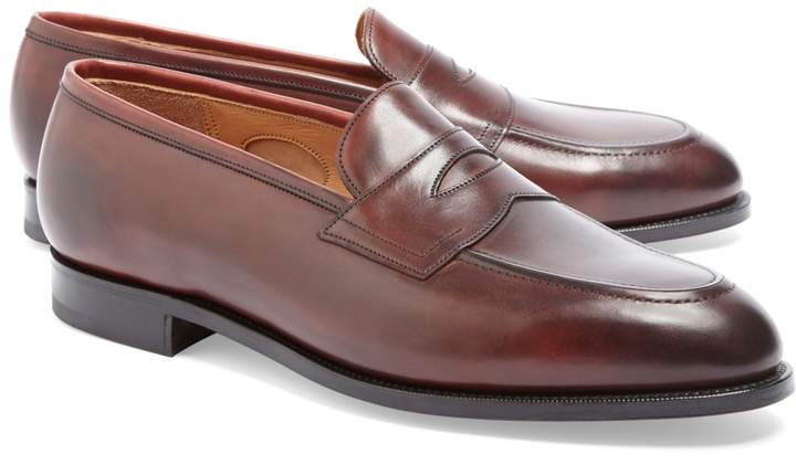 Brooks Brothers Edward Green Piccadilly Leather Loafers - ShopStyle