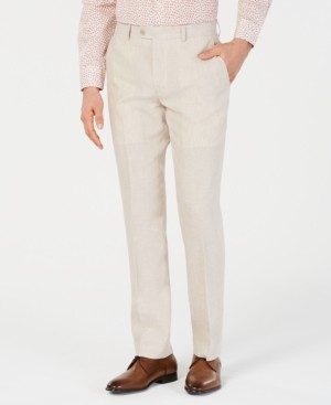 tan slim fit dress pants