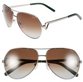 Thumbnail for your product : Chloé 61mm Aviator Sunglasses