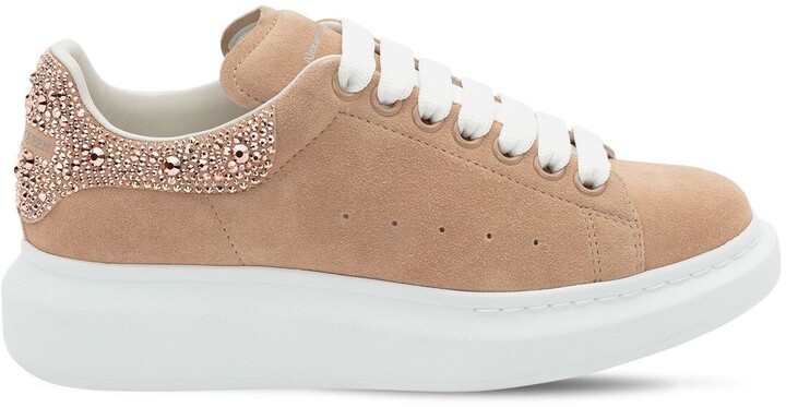 rose gold designer sneakers
