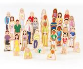 Thumbnail for your product : Guidecraft GuidecraftTM Wedgies 28-Piece Multi-Cultural Family Set