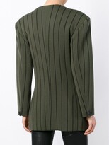 Thumbnail for your product : Versace Pre-Owned Striped Single Button Jacket
