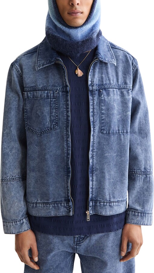 Workwear Denim Shirt Jacket