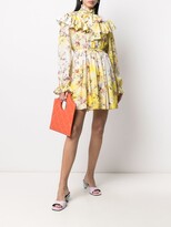 Thumbnail for your product : MSGM Ruffled Floral Dress