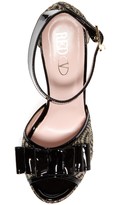Thumbnail for your product : RED Valentino Glitter Platform Evening Sandal
