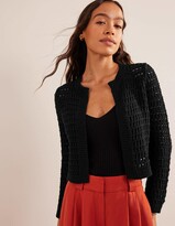 Thumbnail for your product : Boden Cropped Crochet Cardigan
