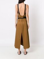 Thumbnail for your product : Gloria Coelho Tied-Waist Backless Dress