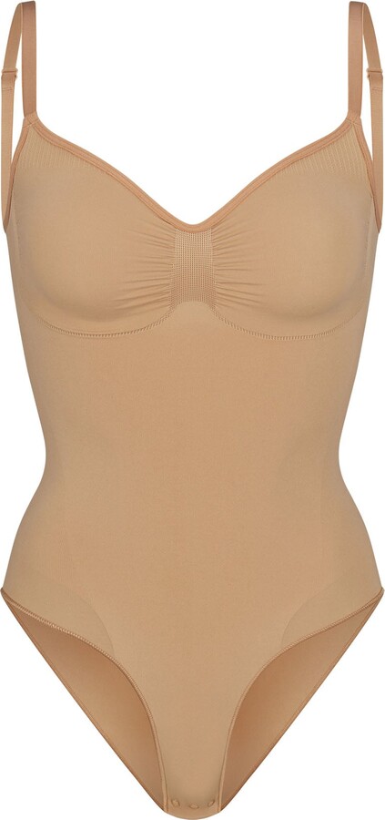 SKIMS Womens Clay Sculpt Ruched Stretch-woven Body - ShopStyle Shapewear