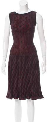 Alaia Fit and Flare Knit Dress