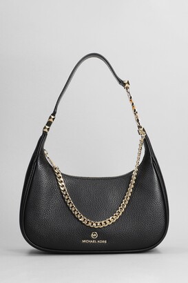 Michael Kors - Light Brown Leather Handbag w/ Gold Chain & Lock – Current  Boutique