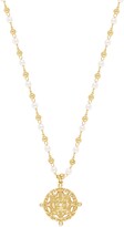 Thumbnail for your product : Ettika Imitation Pearl Beaded Charm Pendant Necklace